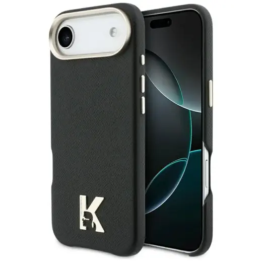 Karl Lagerfeld Karl Head Logo чехол с поддержкой MagSafe для телефона iPhone 17 Air черный
