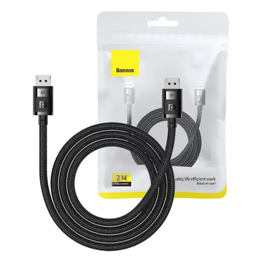 Baseus B00633706111-video cable | DP to DP | 2m | black