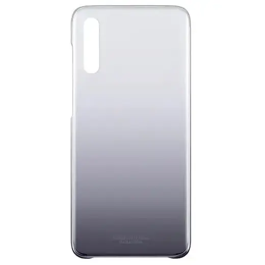 Samsung EF-AA705CBEGWW Gradation Cover Оригинальный чехол для Samsung A705 Galaxy A70 Прозрачный - Черный