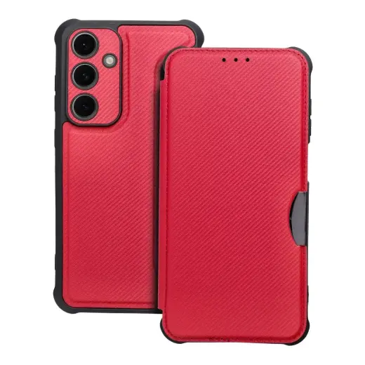 Razor book type phone case for Samsung Galaxy S24 FE (S721) red