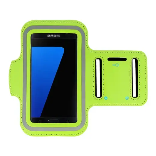 Armband SLIM Type 1 Case for Iphone 13/13Pro/14/14 Pro/15/15Pro/16/16 Pro/Samsung S21/S22/S23/S24 (5,5 Inches) LIME
