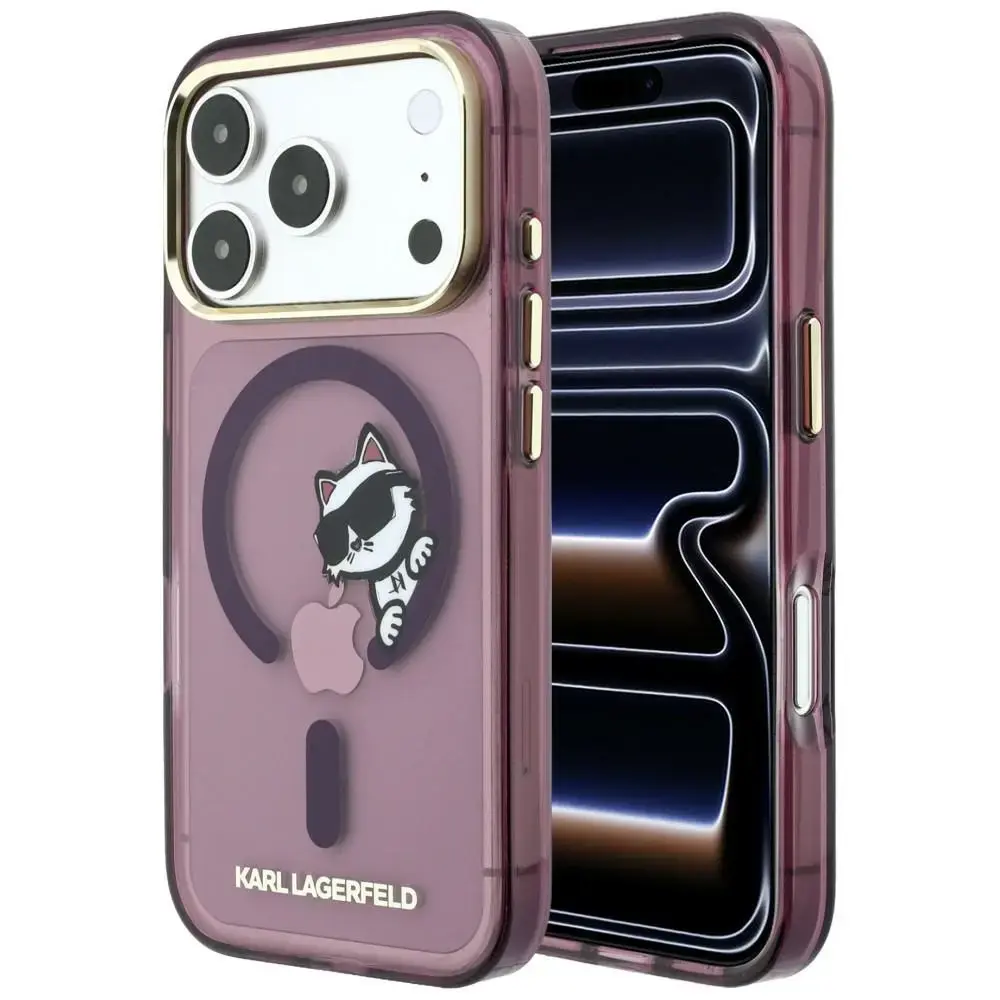 Case Karl Lagerfeld Peekaboo Logo MagSafe