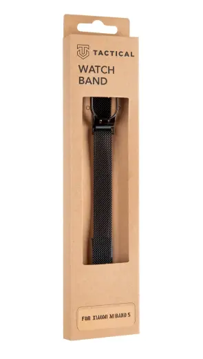 Tactical 660 Loop Magnetic Steel Band for Xiaomi Mi Band 5|6 Black