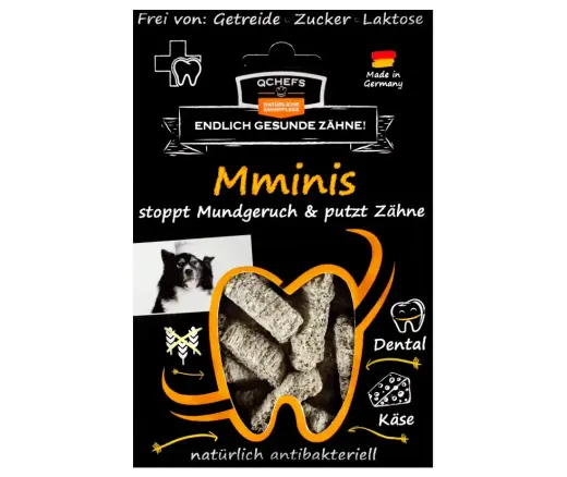 QCHEFS Dog Treat for Small Breeds Mminis 65 g