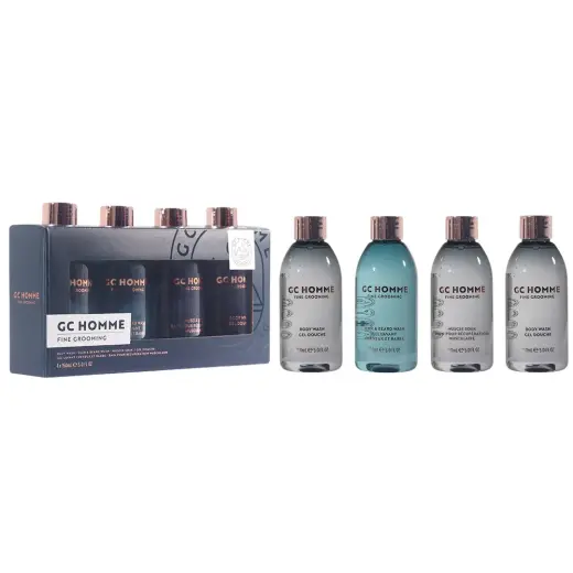 Set The Luxury Bathing Company: GC Homme, Relaxes & Relieves Tension, Body Wash, 150 ml + GC Homme, Citrus & Aromatic, Shower Gel & Shampoo 2-In-1, 150 ml + GC Homme, Cleansing & Refreshing, Shower Gel, For All Skin Types, 2 pcs, 150 ml