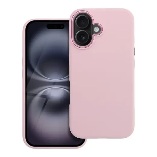 Forcell F-Protect Frame Premium telefono dėklas su MagSafe palaikymu iPhone 16 rožinis