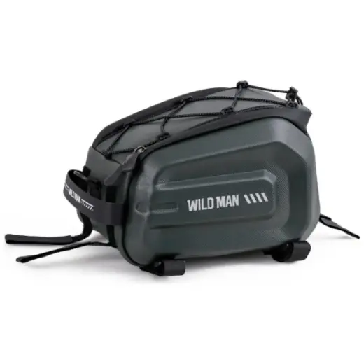 WILDMAN GD5 4L Bike Rack Case/Bag, Dark Green