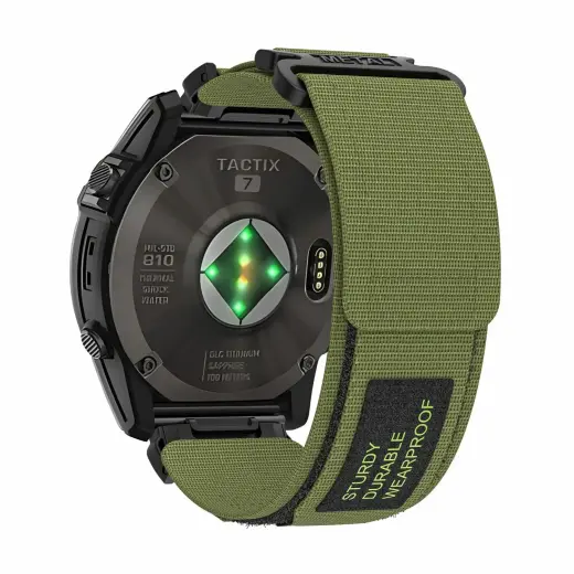 Nylon loop for Garmin 26mm design 1 green