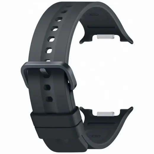 Samsung Sport viedpulksteņa siksniņa priekš Galaxy Watch 9 S/M | silikons | melna