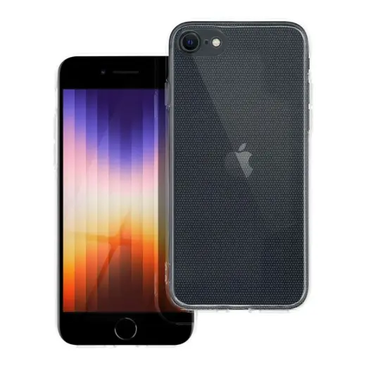 CLEAR 2 mm telefono dėklas iPhone 7 | iPhone 8 | iPhone SE (2020) | iPhone SE (2022) skaidrus