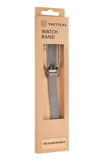Tactical 686 Loop Magnetic Steel Band for Xiaomi Mi Band 5|6 Silver
