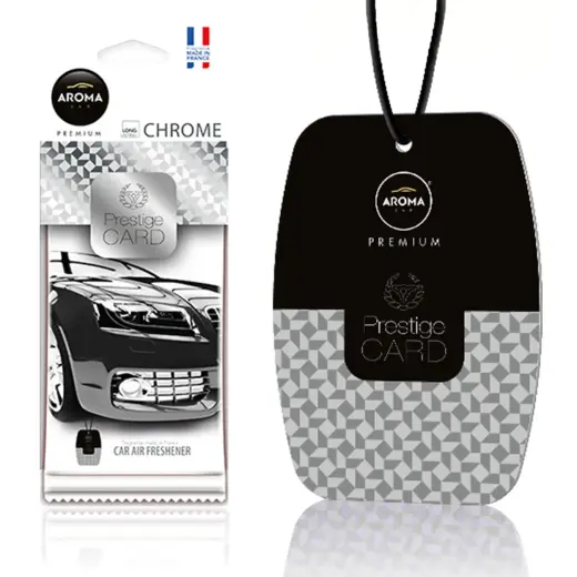 Car air freshener AROMA PRESTIGE CARD CHROME