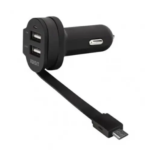 DIOR 20425 auto lādētājs | 30W | USB-A, microUSB | melns