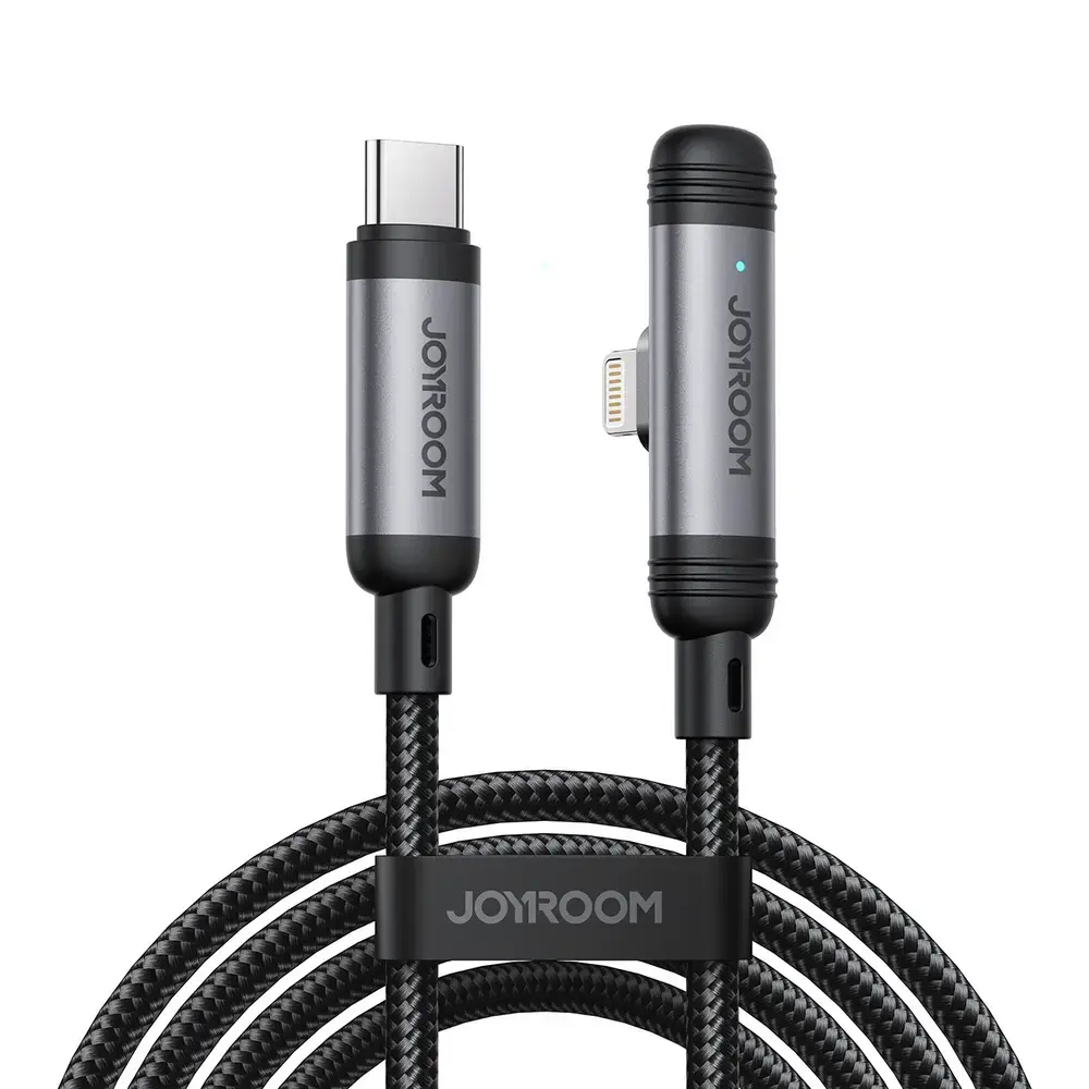 Joyroom S-A56 EnjoyX Series datu pārraides un uzlādes vads | USB-C uz Lightning | 30W | 1.2m | melns