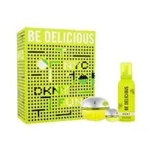 Be Delicious Gift set EDP 100 ml, shower foam 150 ml and miniature EDP 7 ml