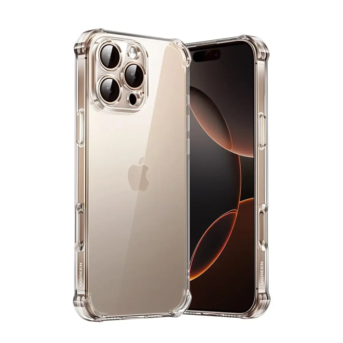 Ugreen Bright Cushion CA101 Case for iPhone 16 Pro - Clear