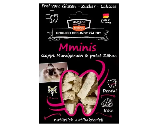 QCHEFS Cat Treat Dental Mminis 60 g