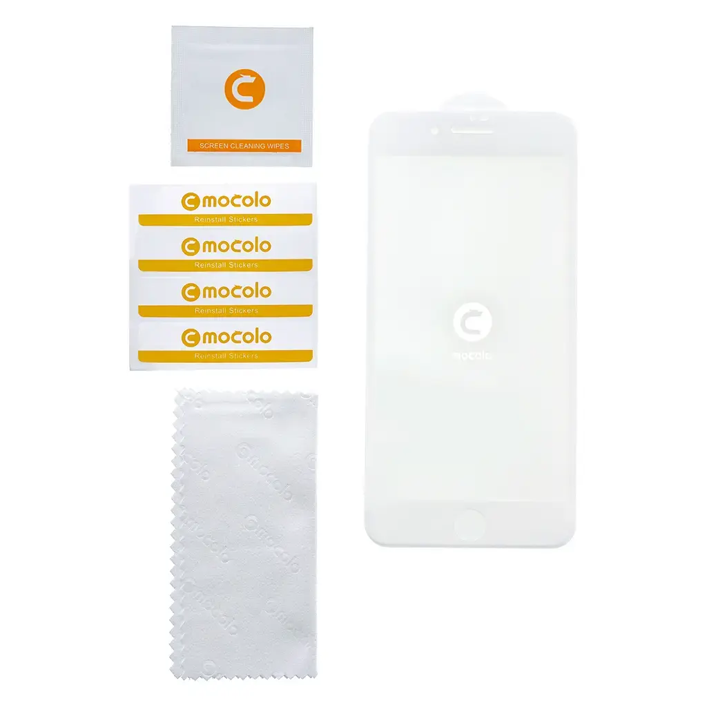 Mocolo 5D Tempered Glass White for iPhone 7|8|SE2020