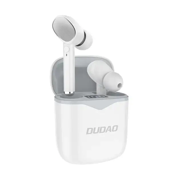 Dudao U12 Airpods Bluetooth 5.0 earphones with microphone (MWP22ZM|A) white