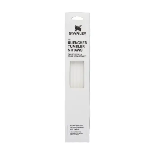Salmiņu komplekts 4 gab. termokrūzēm The Quencher Travel Tumbler Straws 1,18L caurspīdīgi