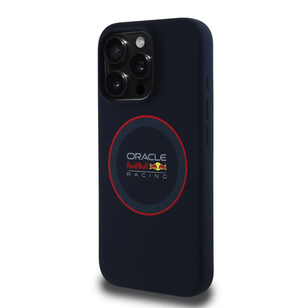Red Bull Red Ring Silikona telefona maciņš priekš iPhone 15 Pro ar MagSafe atbalstu tumši zils