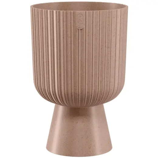 Puķu pods Keli Mika 14cm, Eco Wood brūns