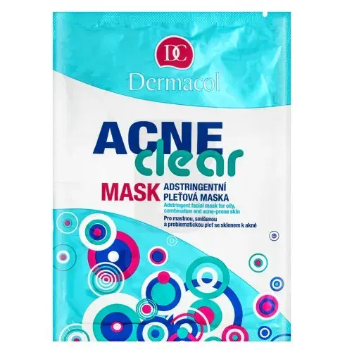Dermacol ACNEclear Barojoša savelkoša sejas maska 2 x 8 g