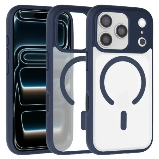 Liavec Soft Case for Iphone 17 Pro Max blue