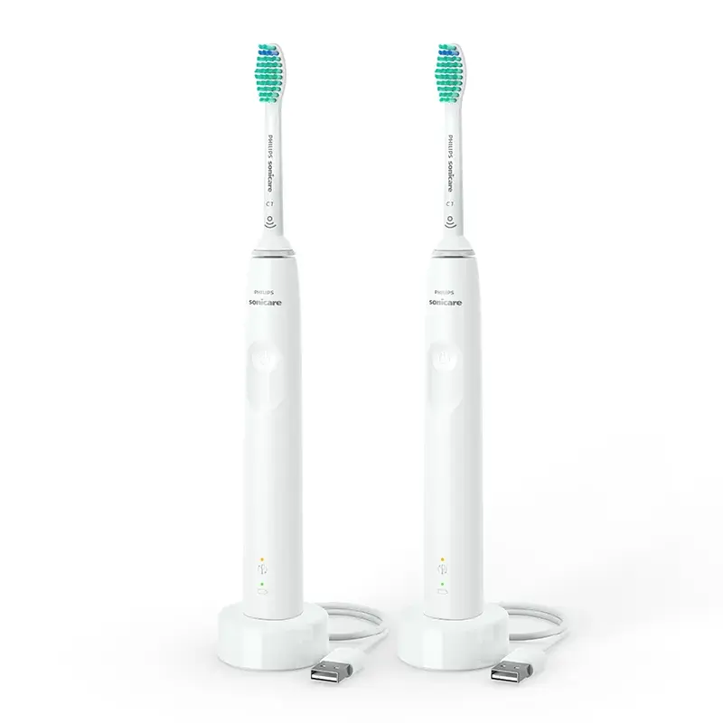 Philips - Sonicare 3100 White 2 Pack HX3675/13