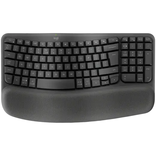 LOGITECH Wave Bluetooth ergonomic keyboard - GRAPHITE - CZE-SKY