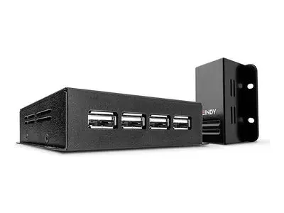 LINDY USB 2.0 4 Port CAT.5|6 Extender With Power Over CAT.5|6 - USB extender - USB 2.0