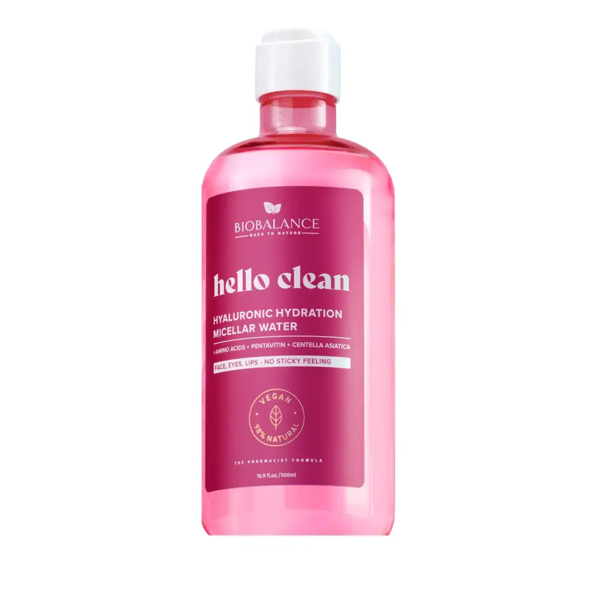 Bio Balance, Hyaluronic Hydration, Hydrating & Cleansing, Micellar Water, For Sensitive Skin, 500 ml