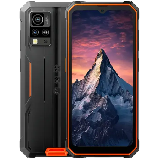 Blackview Rugged BV4800Pro LTE 6.56" HD+IPS  720x1612 60Hz GORILLA GLASS 5 T606 Octa-core 1.6GHz 4GB/128GB CAM Front 8MP Rear 16MP+2MP 5180mAh Android 15 5180mAh NO Charger Orange