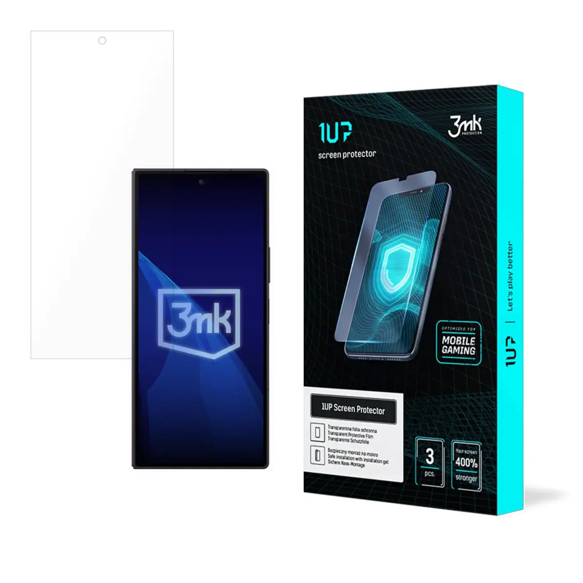 3mk 1UP kaitsekile telefonile Samsung Galaxy Z Fold 8 Ultra (F976) (3 tk.)