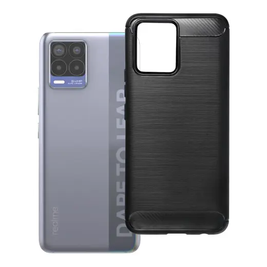 Case for Realme 8 Carbon 2.0 black
