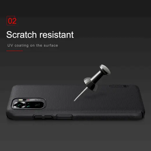 Nillkin Super Frosted Back Cover for Xiaomi Redmi Note 10 4G|10s Bright Red