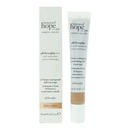 Philosophy, Renewed Hope In A Jar, Waterproof, Full Coverage, Liquid Concealer, 6.5, Tan, 10 ml