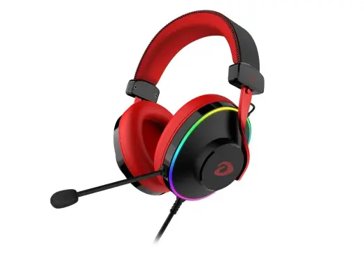 Dareu EH745 gaming headphones, RGB, 7.1 (black)