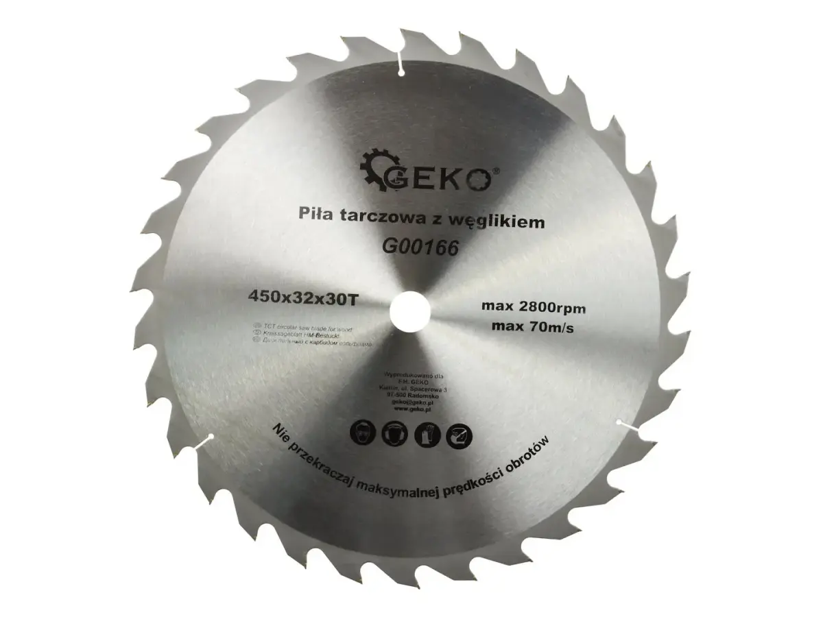 TCT ketassae tera puidule 450x32x30T