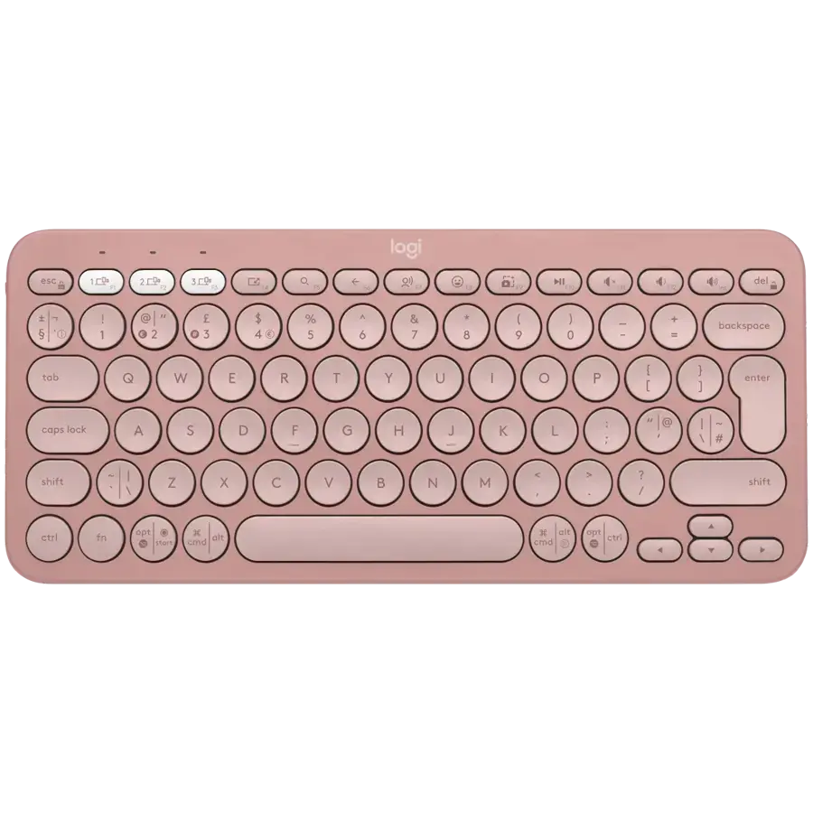 LOGITECH K380S Bluetooth Keyboard - TONAL ROSE - FRA