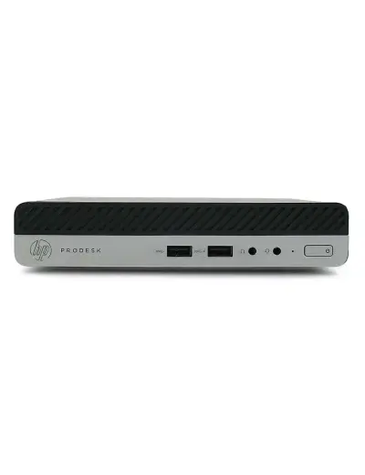 HP ProDesk MP9 G4 i5-8600T | 16GB DDR4|256GB SDD| Windows 11 Pro| Mini PC| black, silver (refurbished)