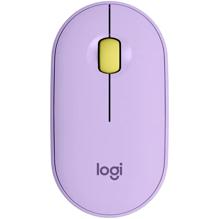 LOGITECH M350 Pebble Bluetooth Mouse - LAVENDER LEMONADE