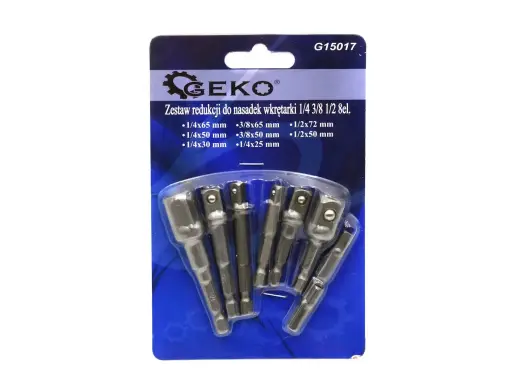 8 gab. uzgaļu pagarinātāju komplekts ar sešstūra kātu