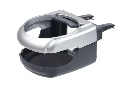 Vent mount universal drink holder silver DH-04