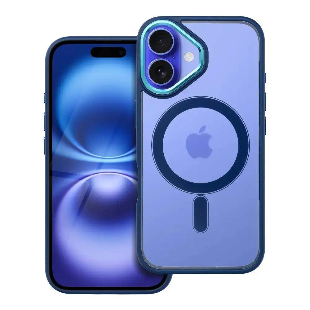 Color Edge Mag maciņš ar MagSafe atbalstu telefonam iPhone 16 zils