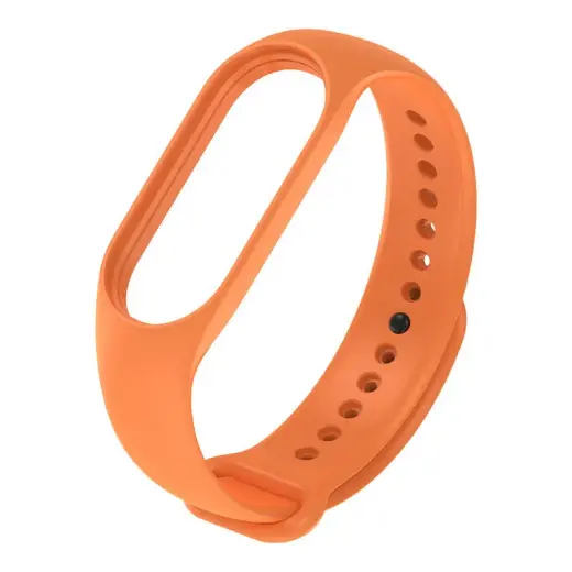 Fusion Accessories Wave viedpulksteņa siksniņa priekš Xiaomi Mi Band 7 | silikons | oranža