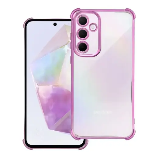 Case for Samsung A35 Antishock Electro purple