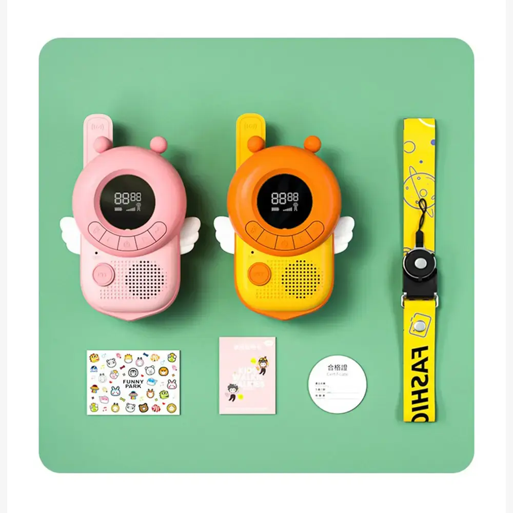 Walkie-talkie for children K22 Bee + Battery Charger + 8xRechargeable HR03/AAA 900mAh