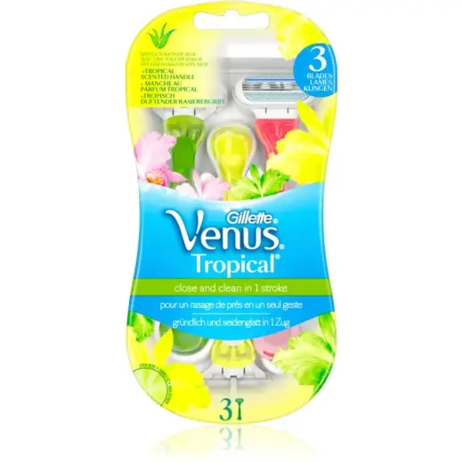 Gillette Venus Tropical Disposable Razors 3 Pcs