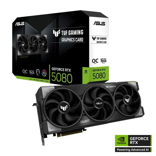 ASUS TUF Gaming TUF-RTX5080-O16G-GAMING NVIDIA GeForce RTX 5080 16 GB GDDR7